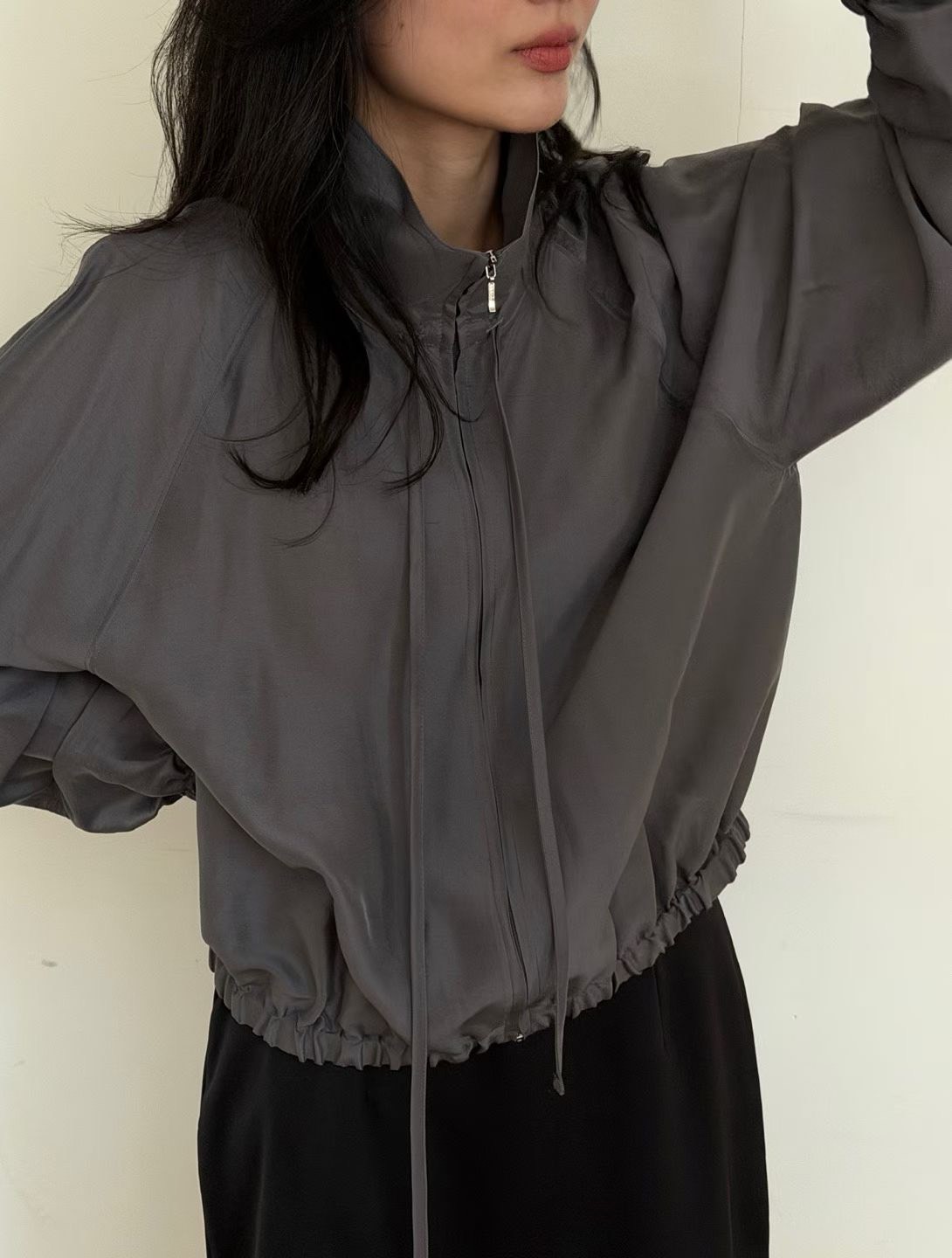 B32.瘦瘦歐膩拉克蘭袖輕薄粉彩小外套