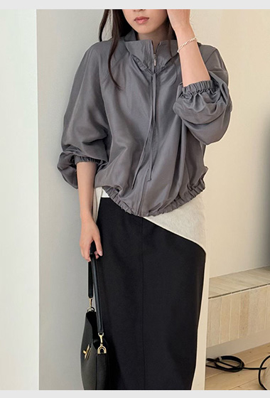 B32.瘦瘦歐膩拉克蘭袖輕薄粉彩小外套