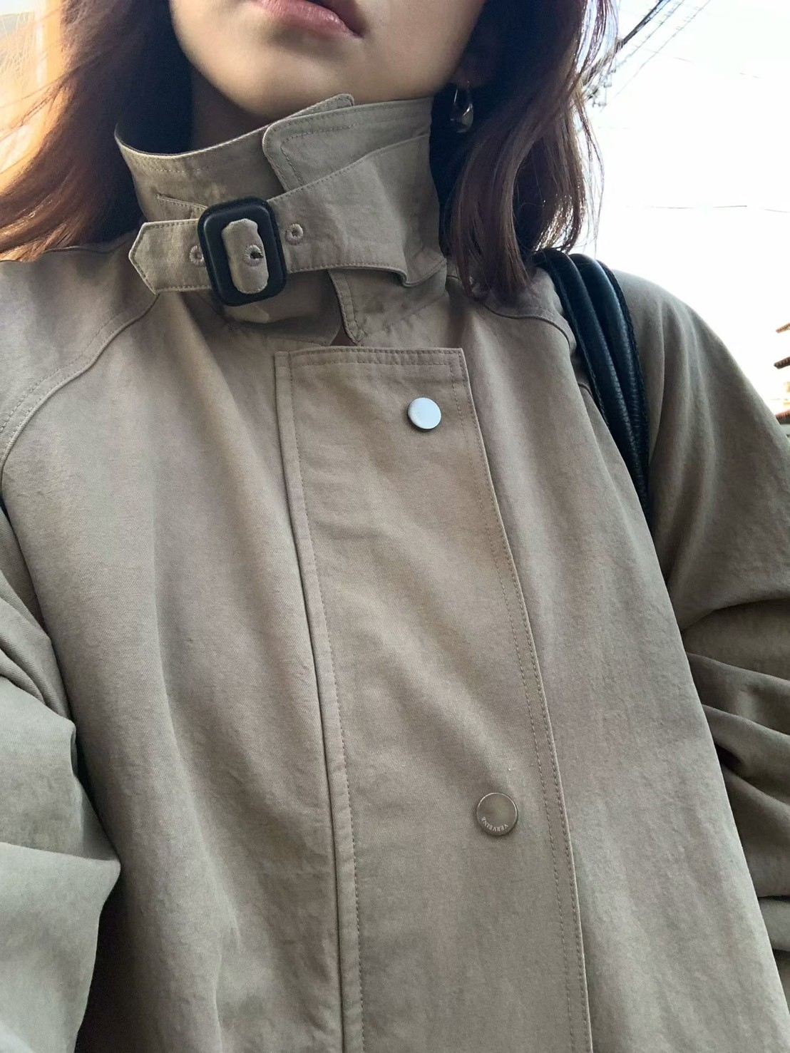 B14.大V家復古巴恩風衣外套