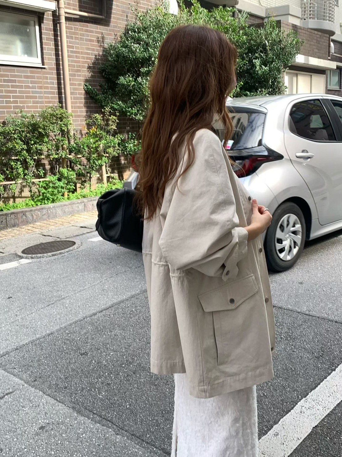 B14.大V家復古巴恩風衣外套