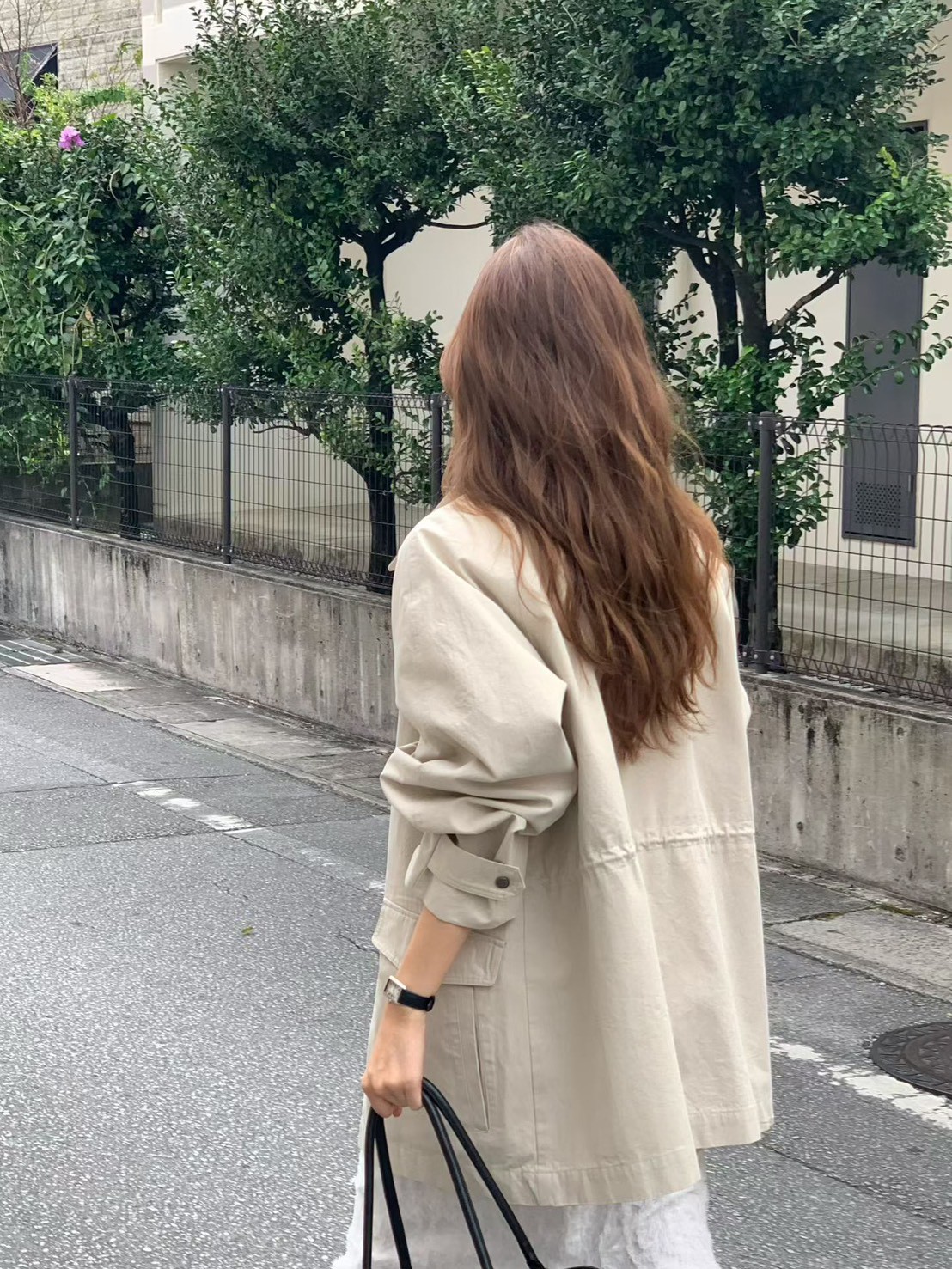 B14.大V家復古巴恩風衣外套