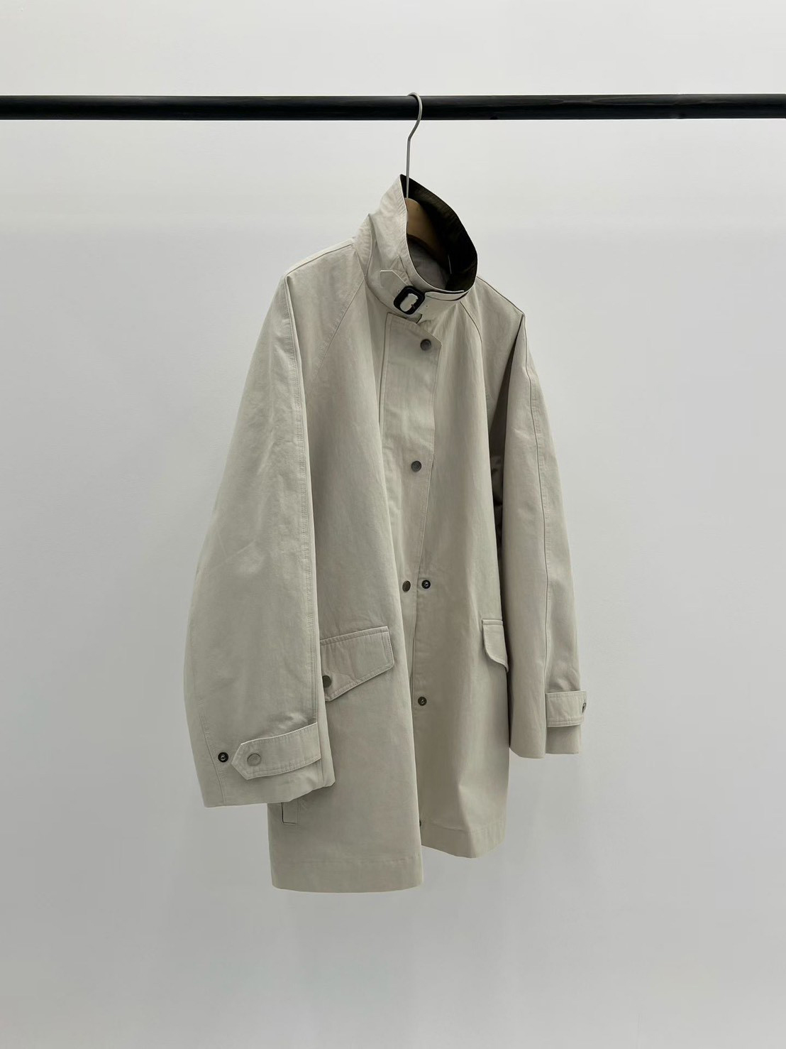 B14.大V家復古巴恩風衣外套