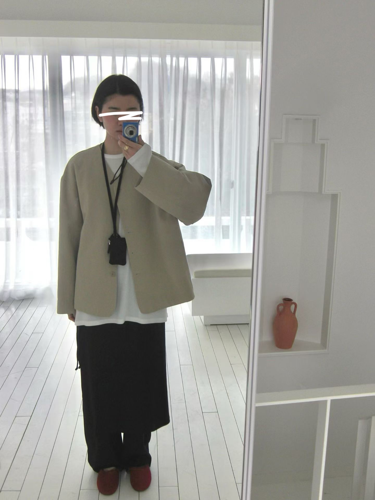 A51.JP家簡約大V領春日外套