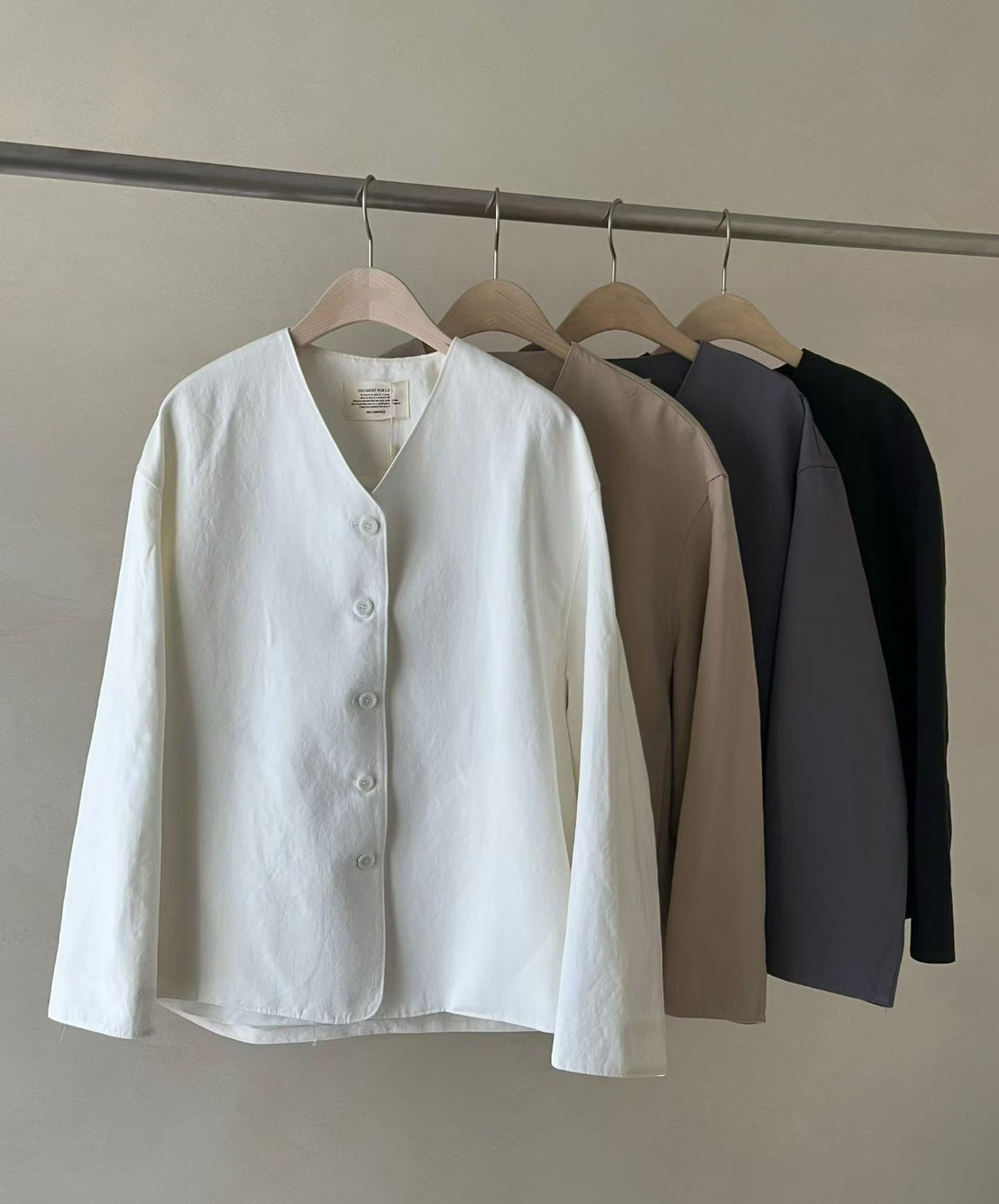 A51.JP家簡約大V領春日外套