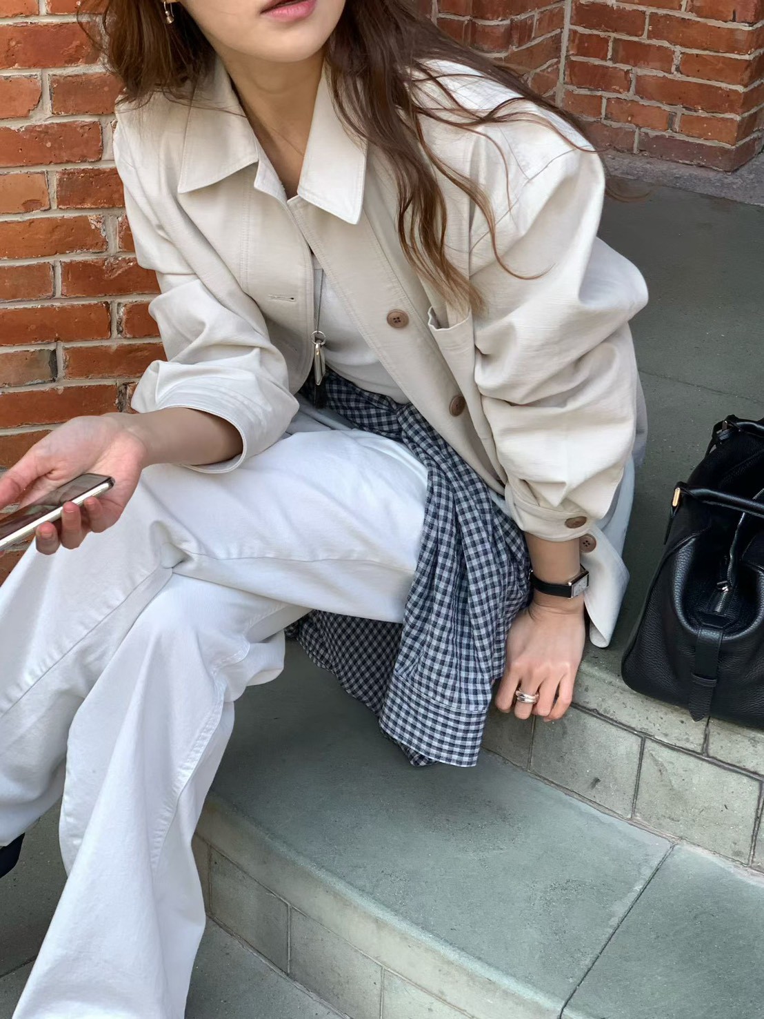 A11.大V家翻領口袋襯衫外套