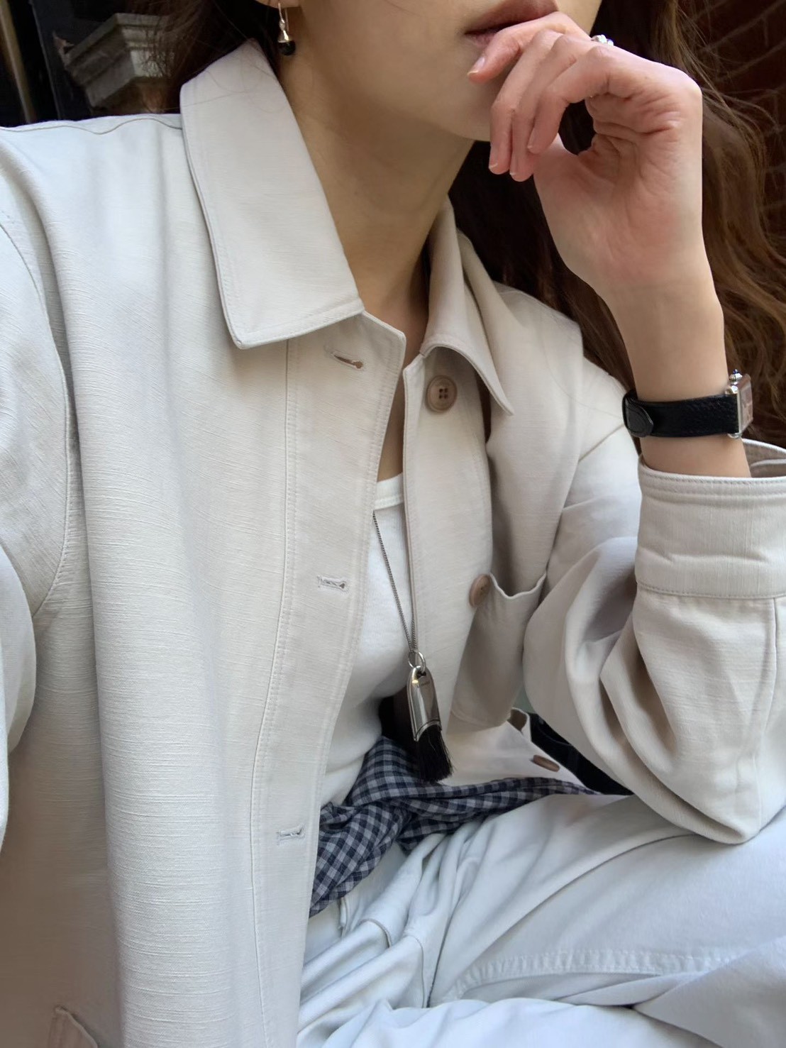 A11.大V家翻領口袋襯衫外套