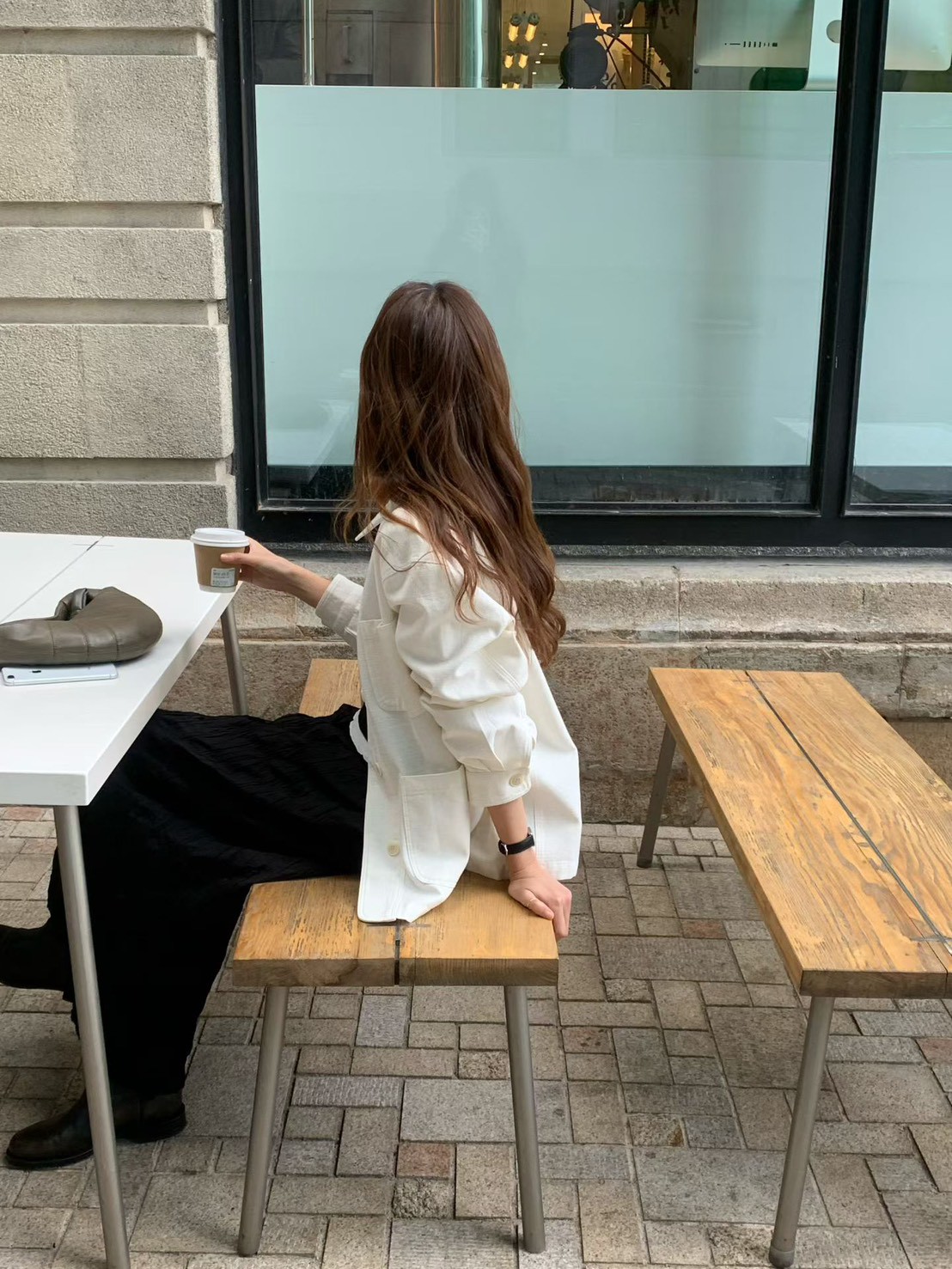 A11.大V家翻領口袋襯衫外套