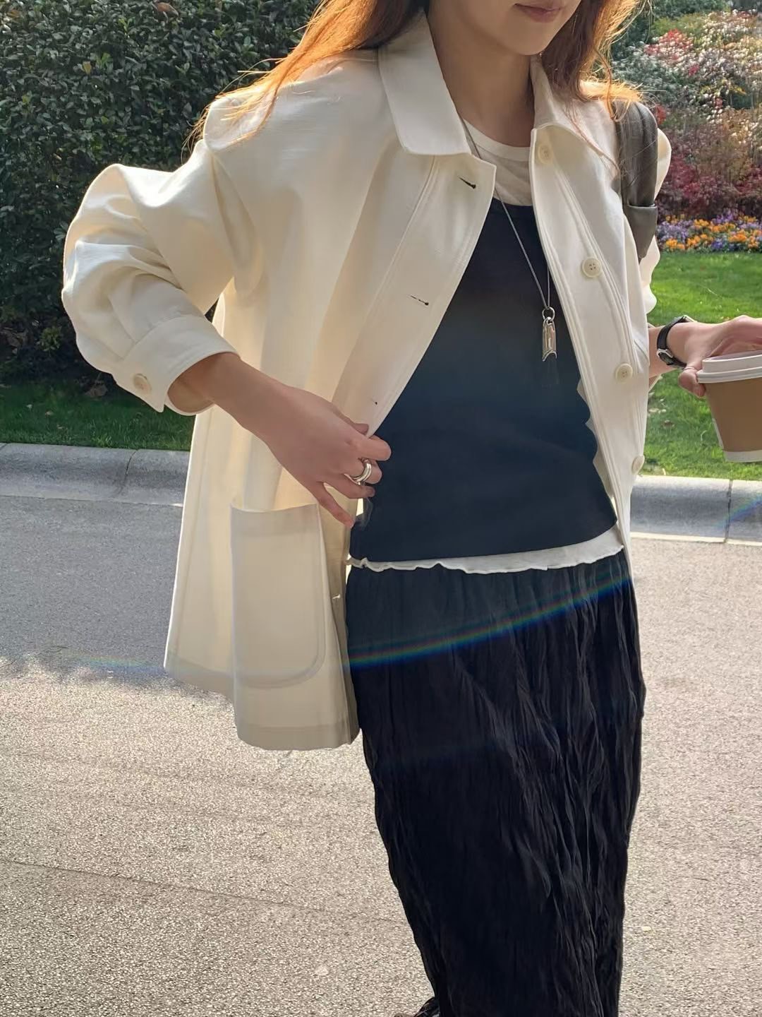 A11.大V家翻領口袋襯衫外套