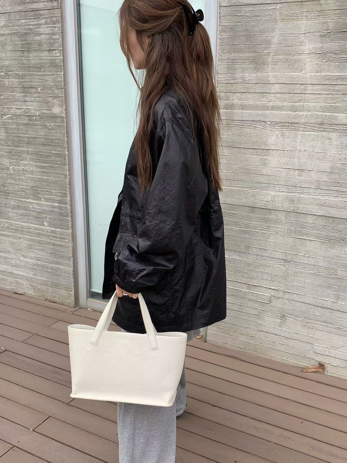 A17.纖瘦家質感超好防風外套