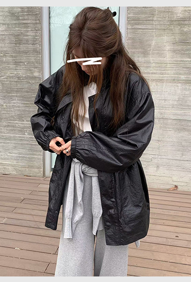 A17.纖瘦家質感超好防風外套