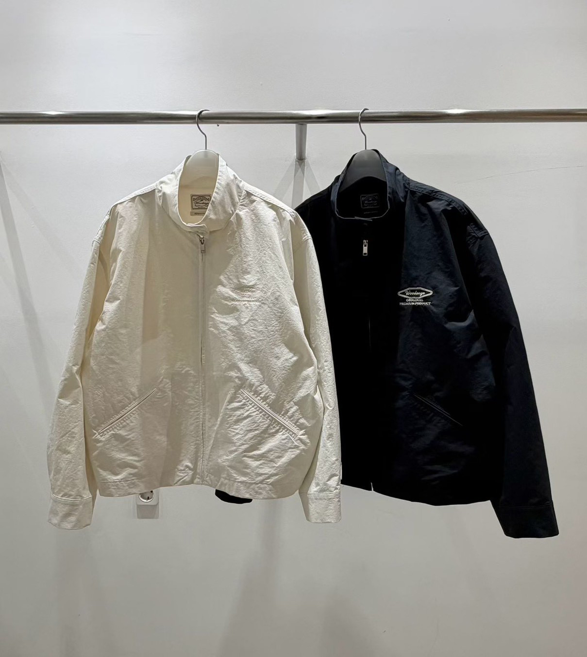 B20.質感家小繡字立領防風外套