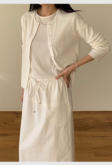 B69.溫柔簡約圓領小外套