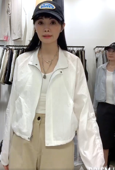 B28.輕柔防曬圓弧口袋小外套