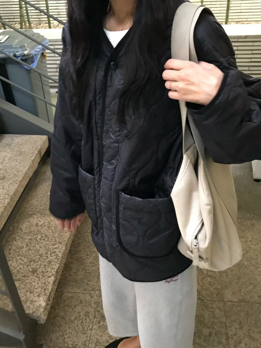 A10.小V家超值多穿法風衣外套(2件式)
