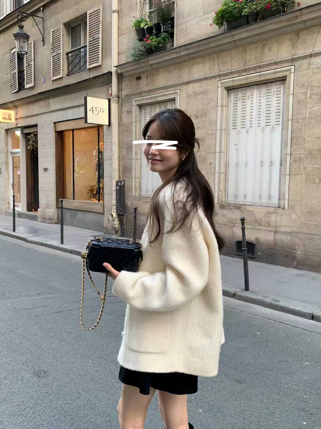 A22.顏值家氣質小千金V領排釦外套