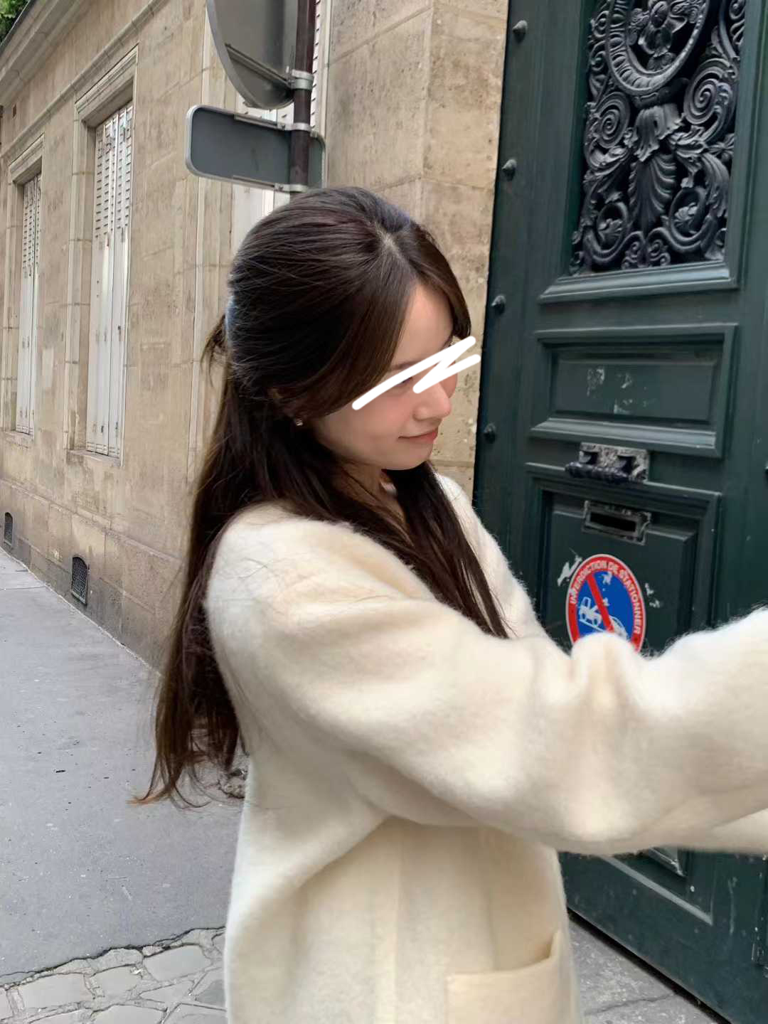 A22.顏值家氣質小千金V領排釦外套