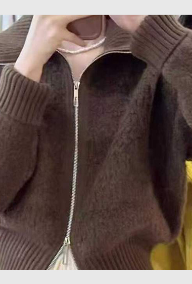 B84.可可家氣勢大翻領羊毛外套