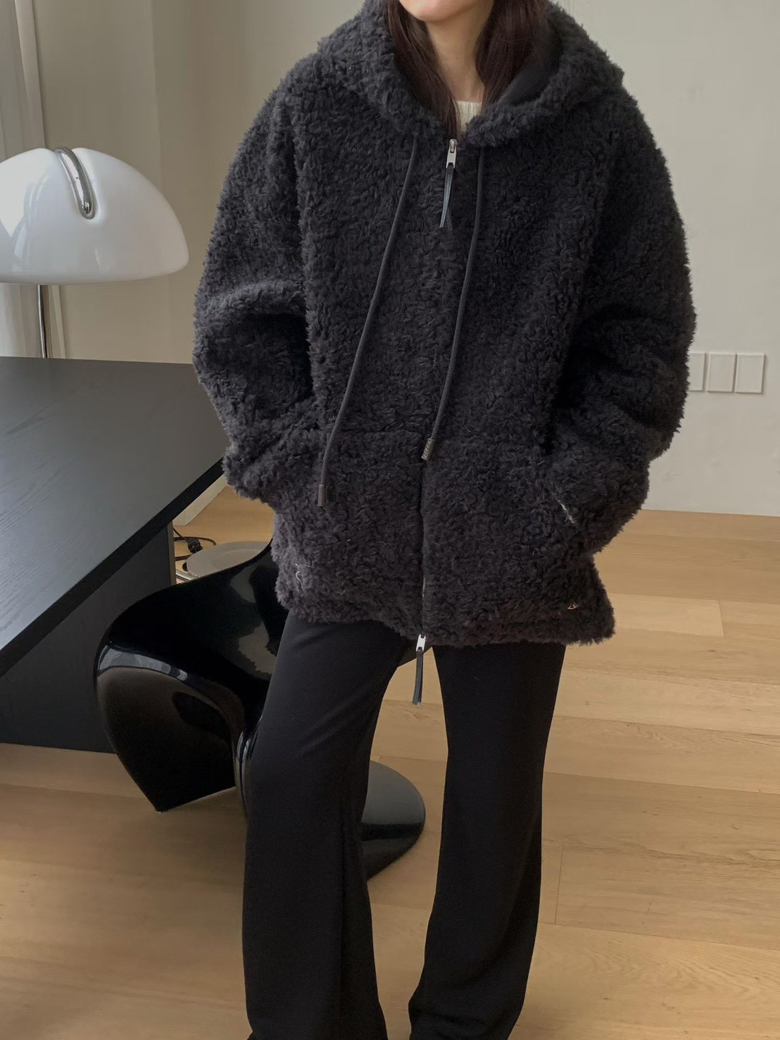 B52.擁抱泰迪熊連帽拉鏈外套