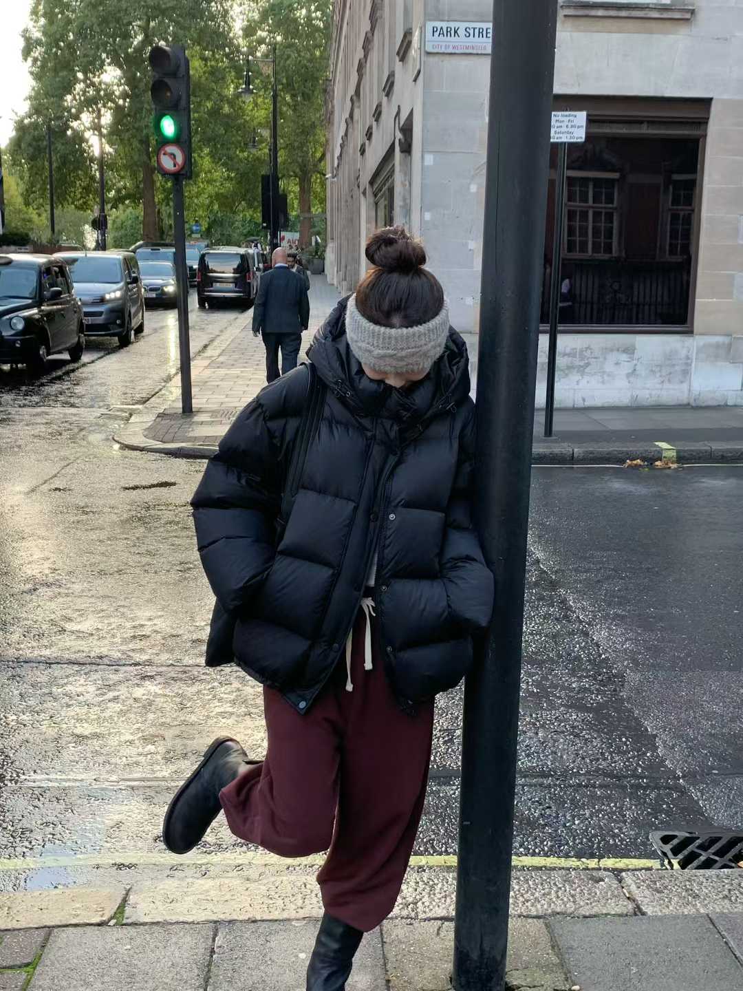 B17.小V家經典保暖連帽鴨絨外套