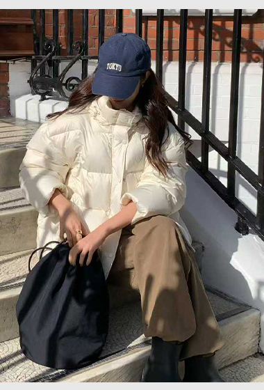 B17.小V家經典保暖連帽鴨絨外套