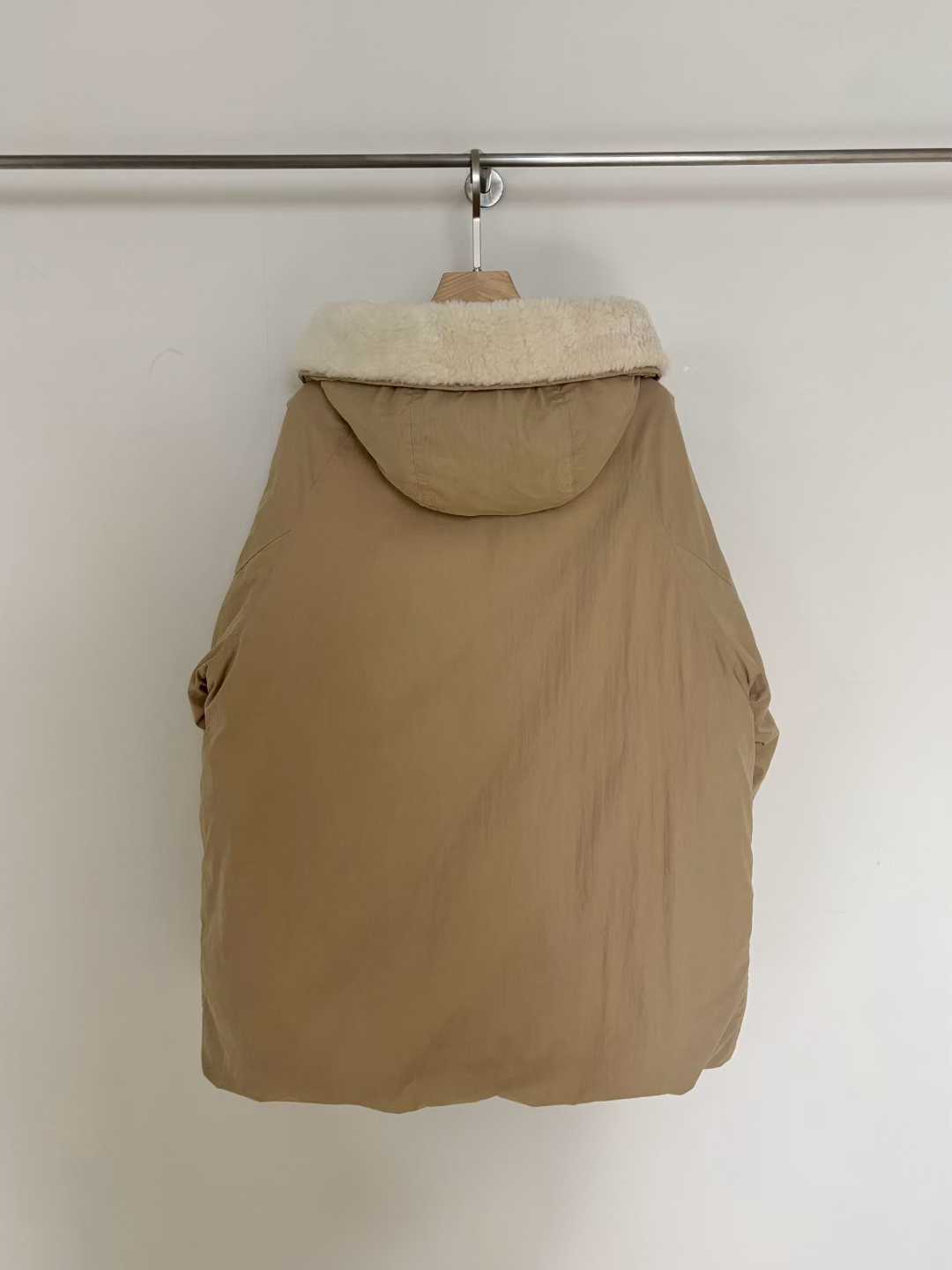 B16.小V家可愛翻領毛毛鴨絨外套