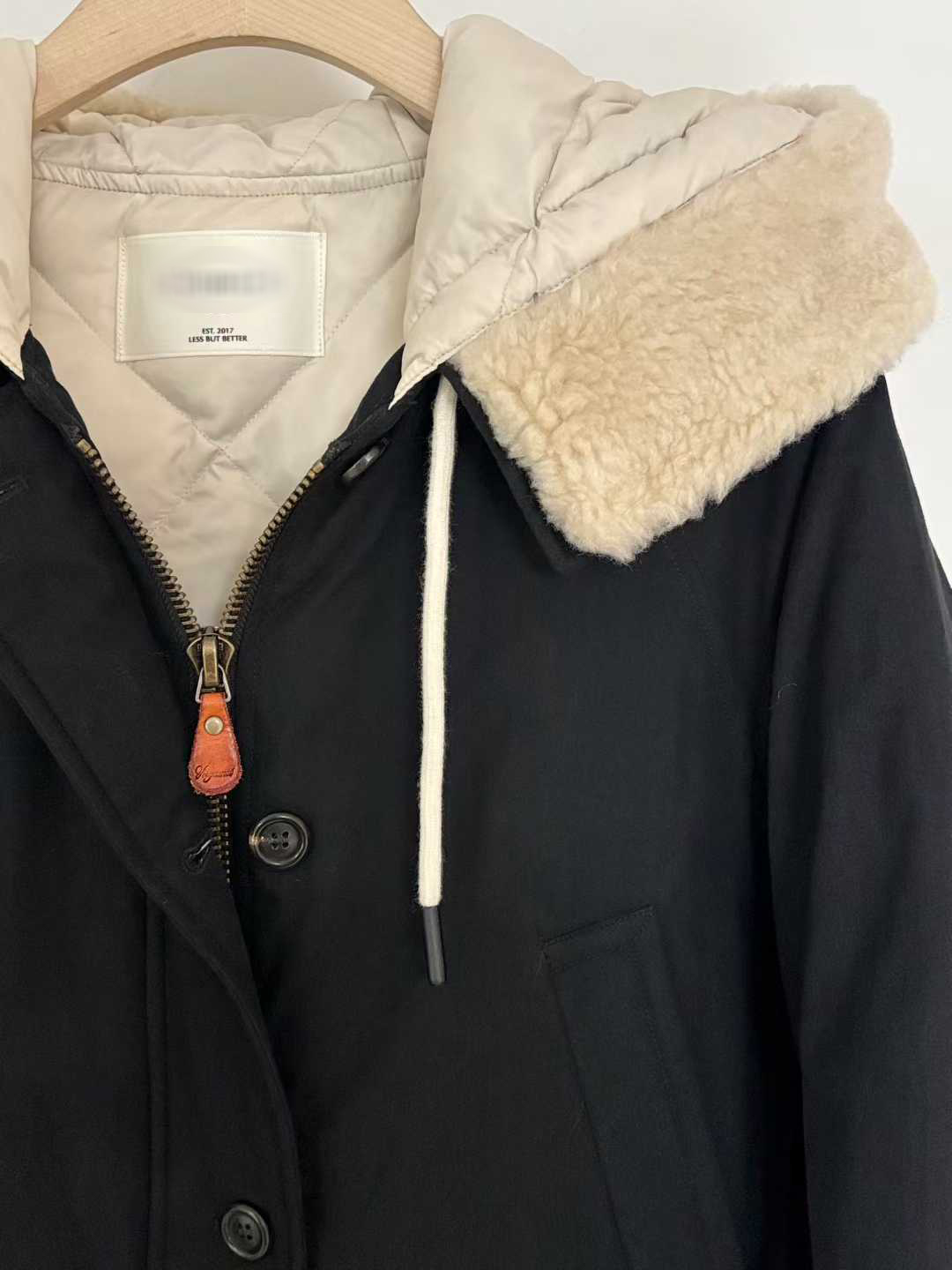 B16.小V家可愛翻領毛毛鴨絨外套