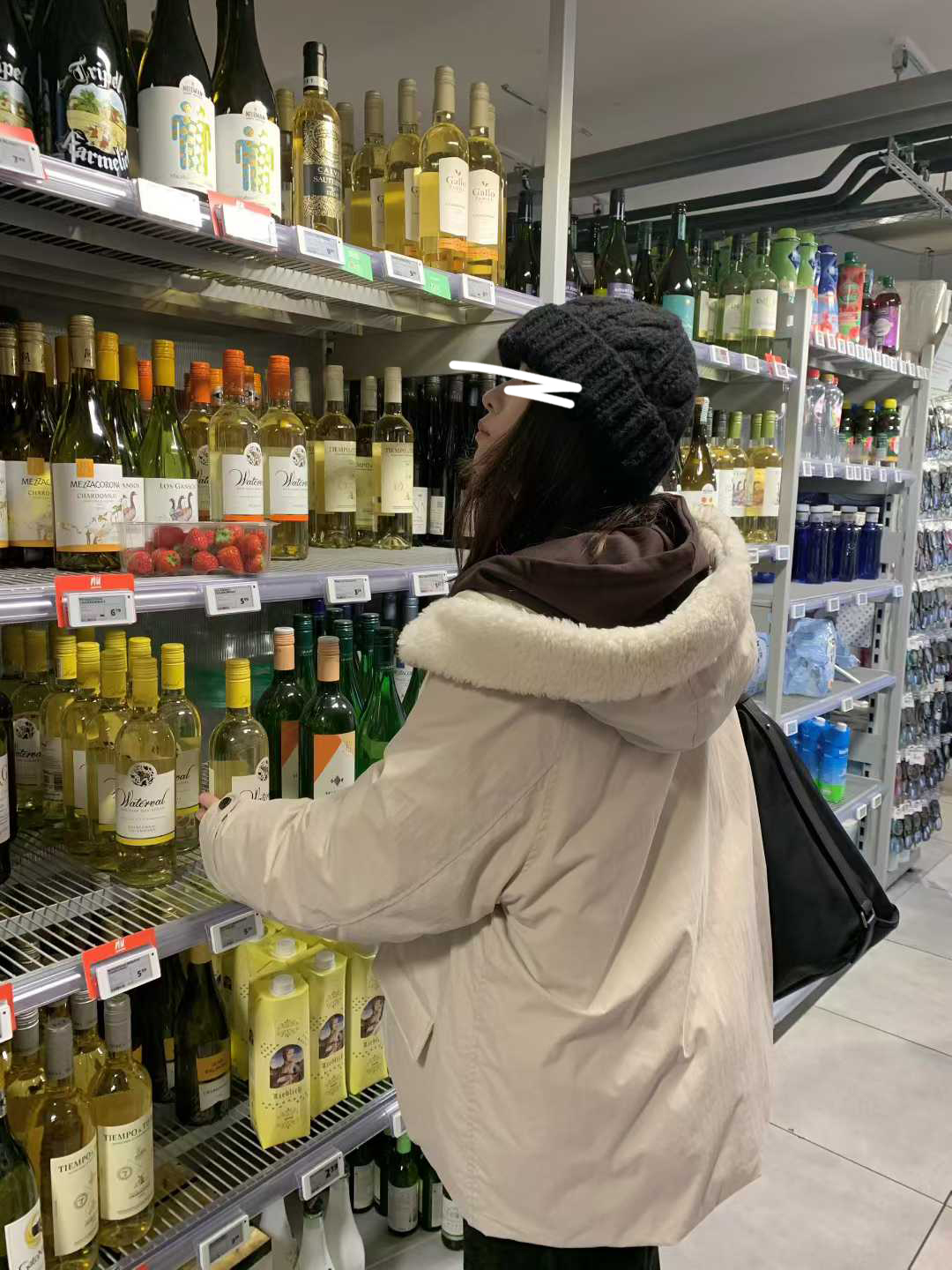 B16.小V家可愛翻領毛毛鴨絨外套