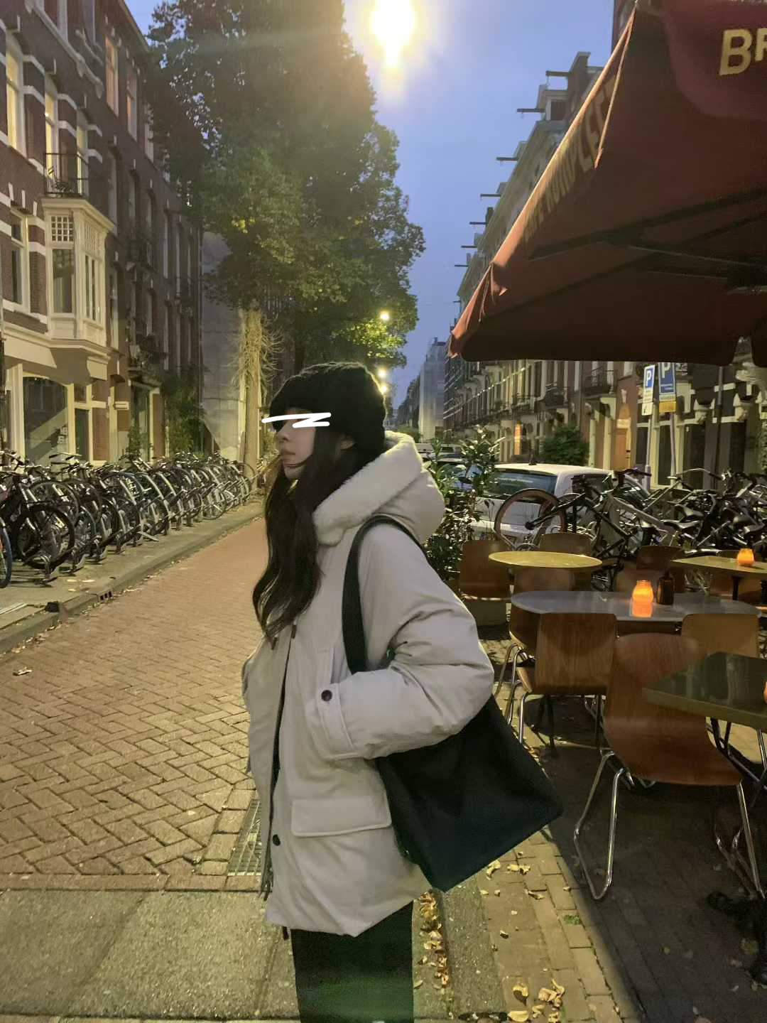 B16.小V家可愛翻領毛毛鴨絨外套