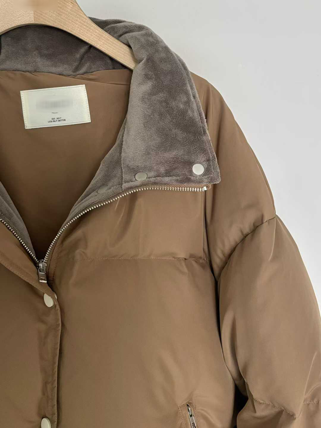 B18.小V家焦糖拿鐵鴨絨保暖外套