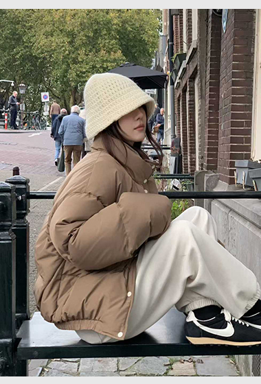 B18.小V家焦糖拿鐵鴨絨保暖外套