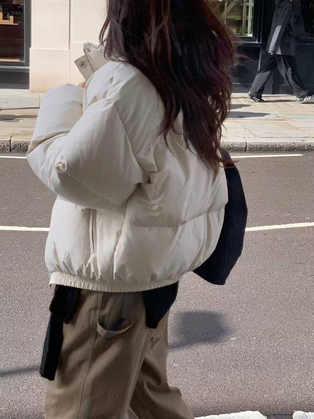 B18.小V家焦糖拿鐵鴨絨保暖外套