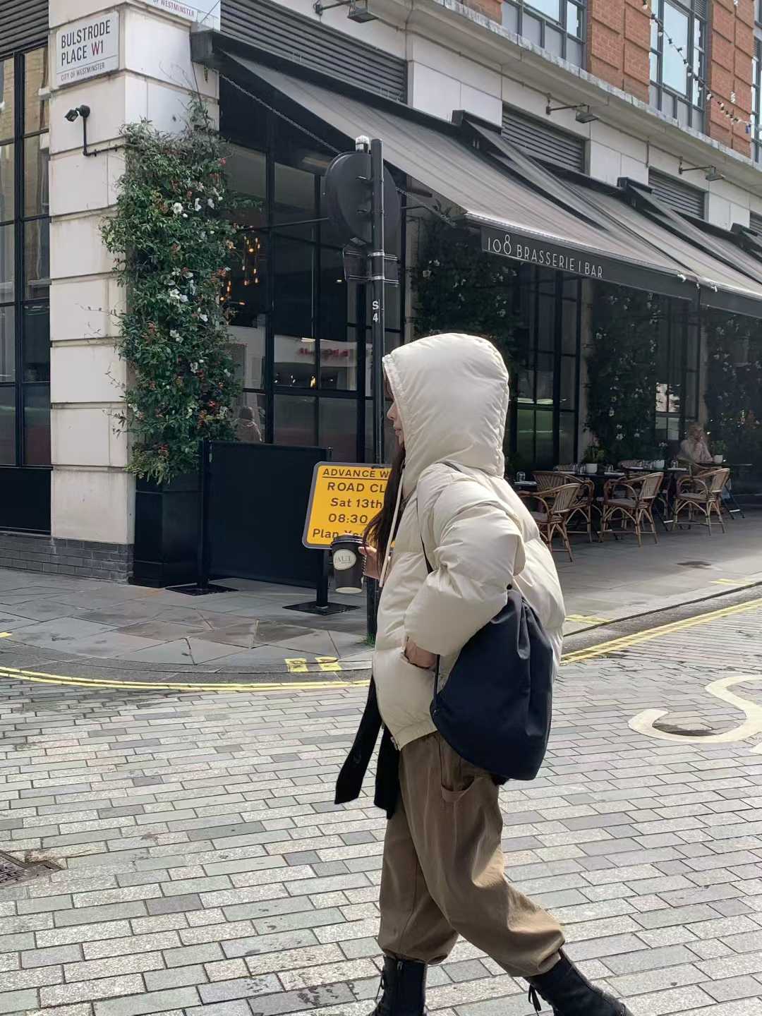 B18.小V家焦糖拿鐵鴨絨保暖外套