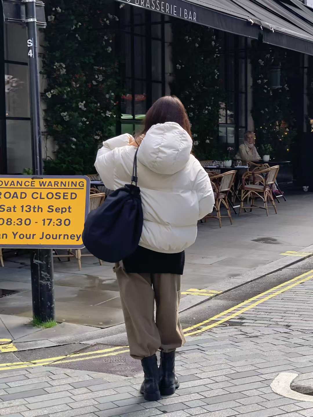 B18.小V家焦糖拿鐵鴨絨保暖外套