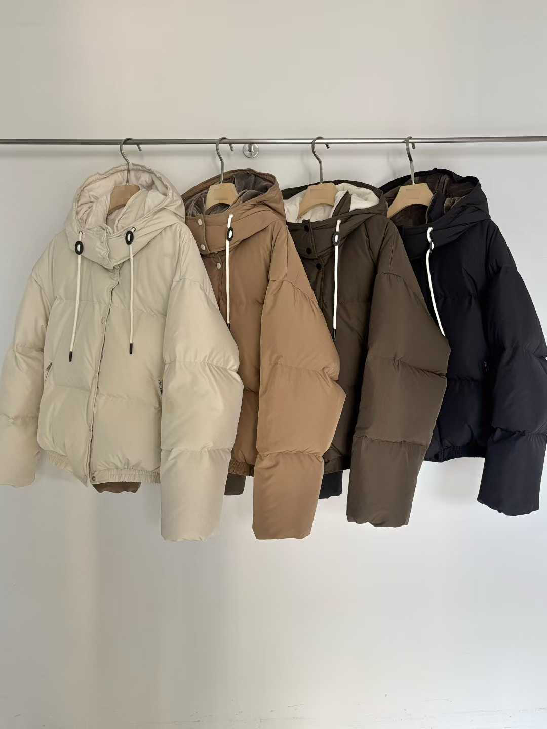 B18.小V家焦糖拿鐵鴨絨保暖外套