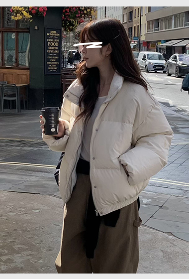 B18.小V家焦糖拿鐵鴨絨保暖外套