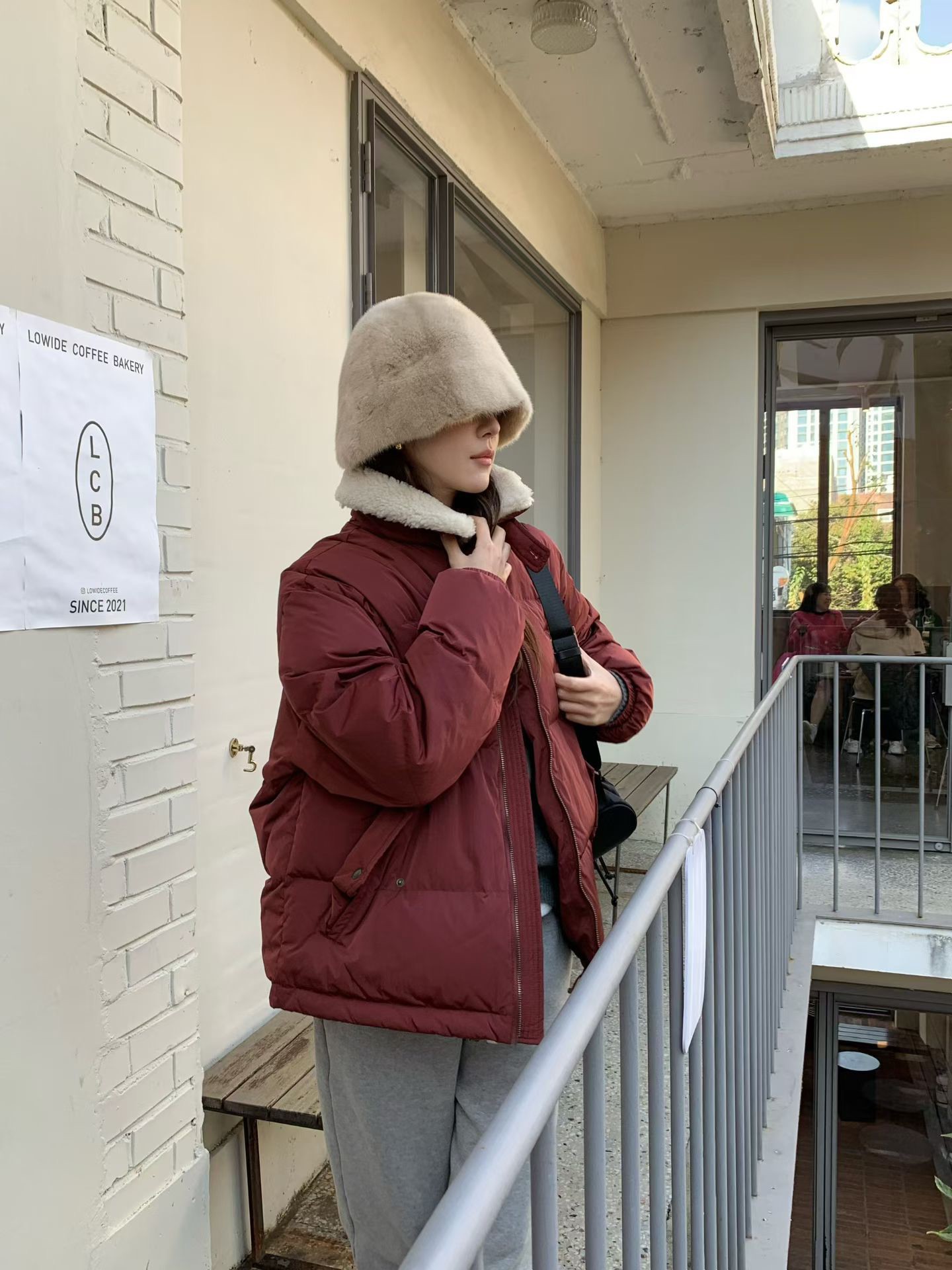 B22.小V家可愛毛毛領鴨絨外套