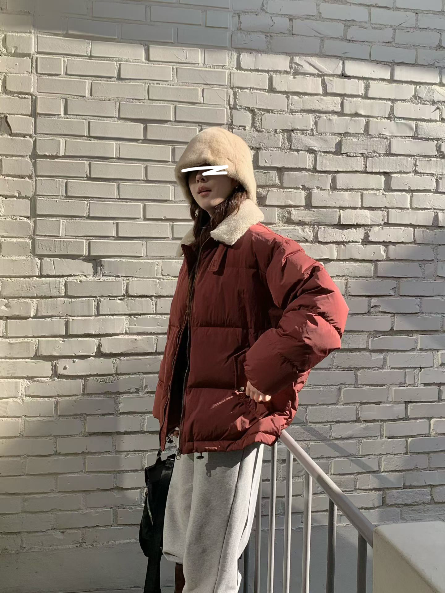 B22.小V家可愛毛毛領鴨絨外套