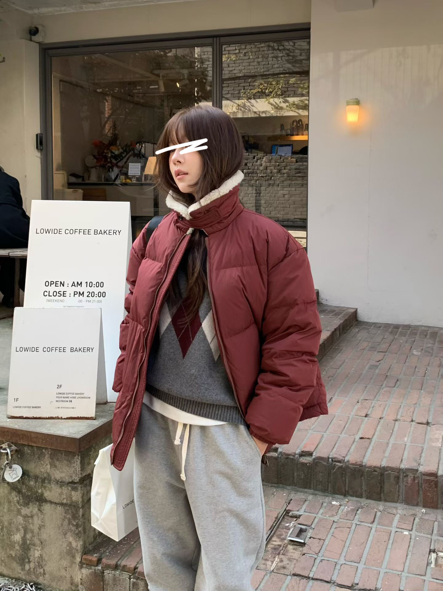 B22.小V家可愛毛毛領鴨絨外套