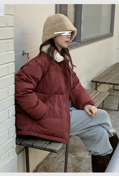 B22.小V家可愛毛毛領鴨絨外套