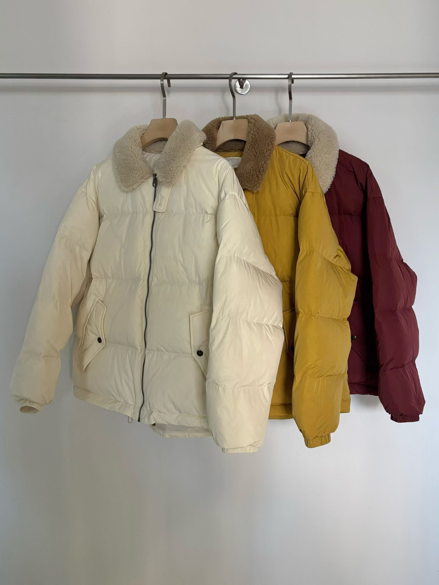 B22.小V家可愛毛毛領鴨絨外套