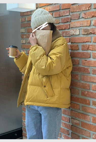 B22.小V家可愛毛毛領鴨絨外套