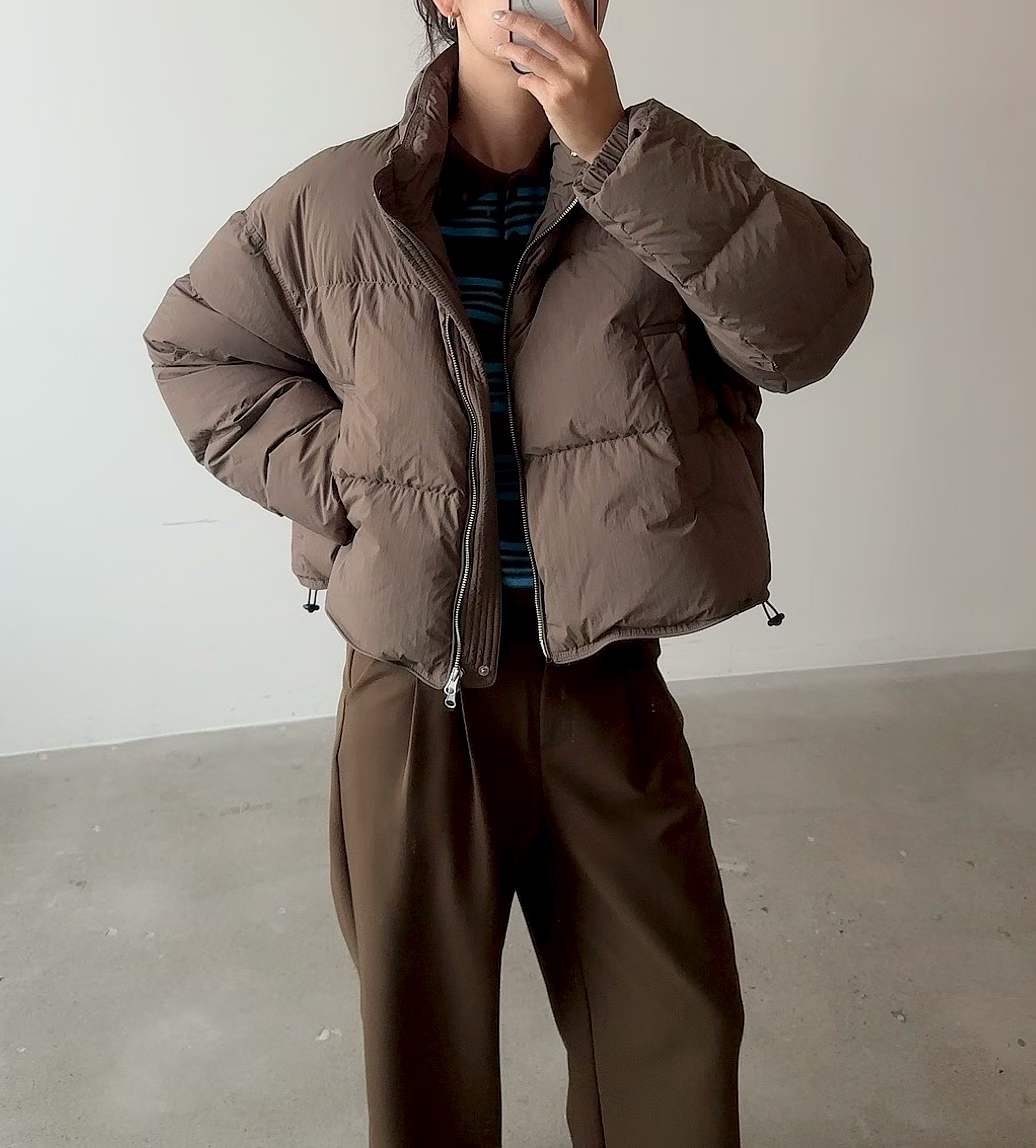 C37.基本款素雅鴨絨保暖外套
