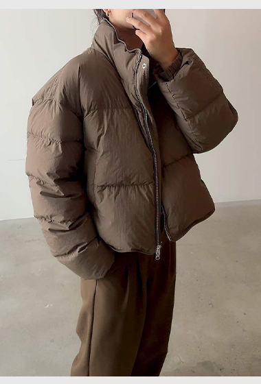 C37.基本款素雅鴨絨保暖外套