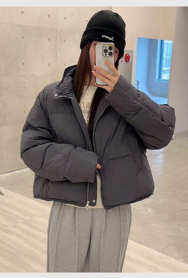 C37.基本款素雅鴨絨保暖外套