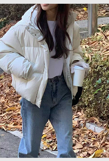 B62.大V家可愛連帽鵝絨外套