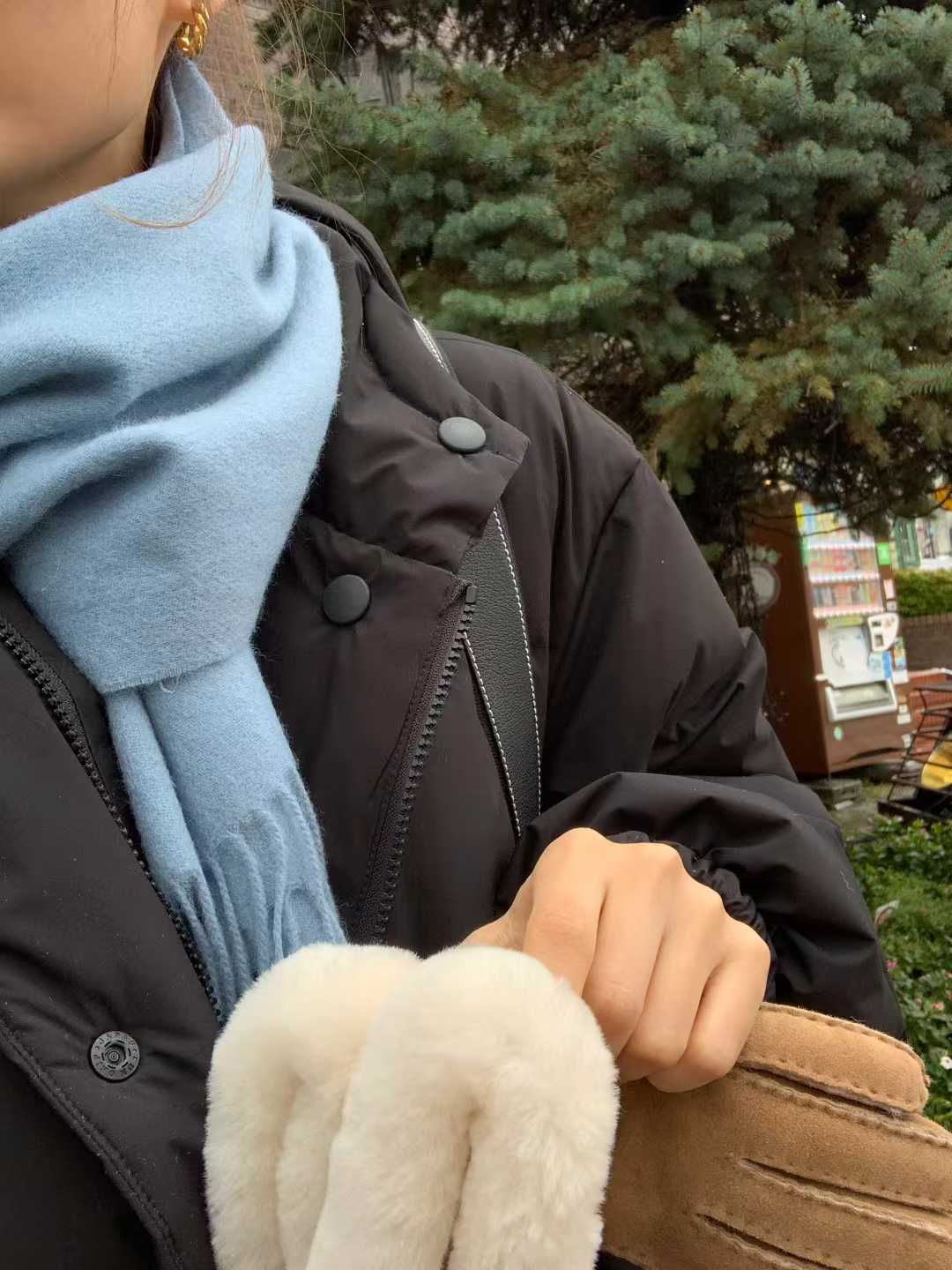 A23.顏值家雪季女孩保暖鴨絨外套