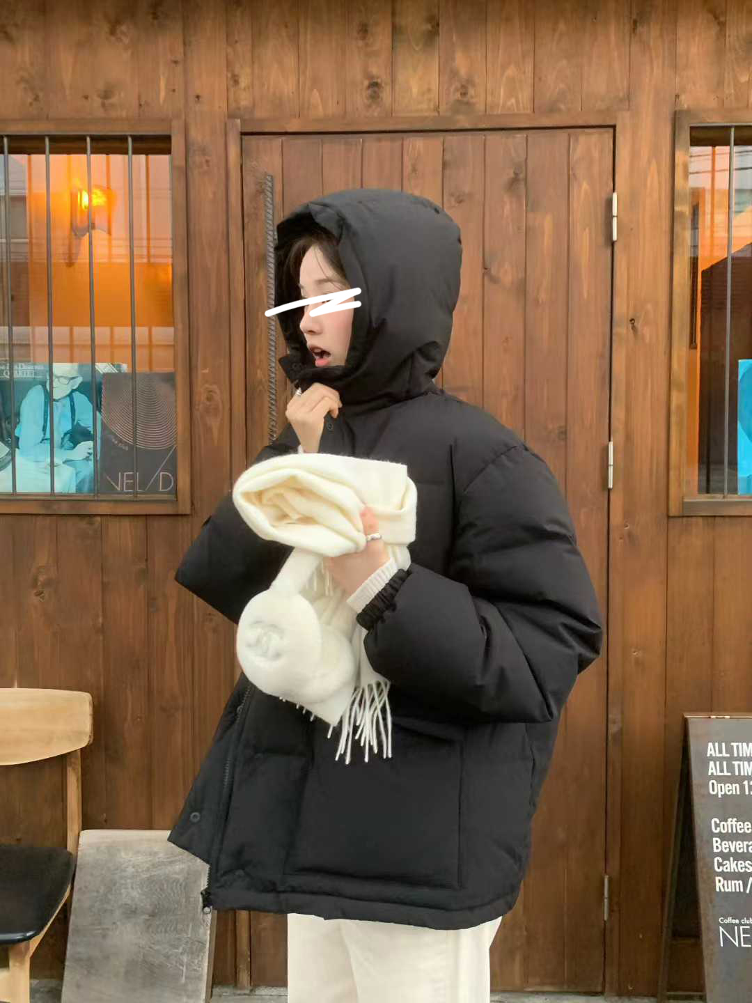 A23.顏值家雪季女孩保暖鴨絨外套