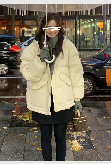 A23.顏值家雪季女孩保暖鴨絨外套