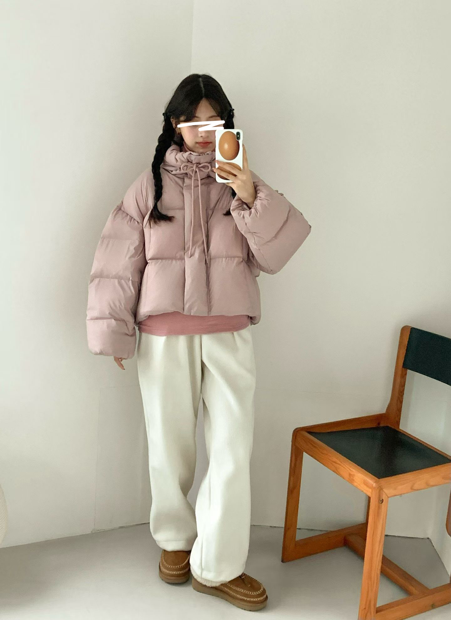 B07.甜美防寒賞雪100%鵝絨外套