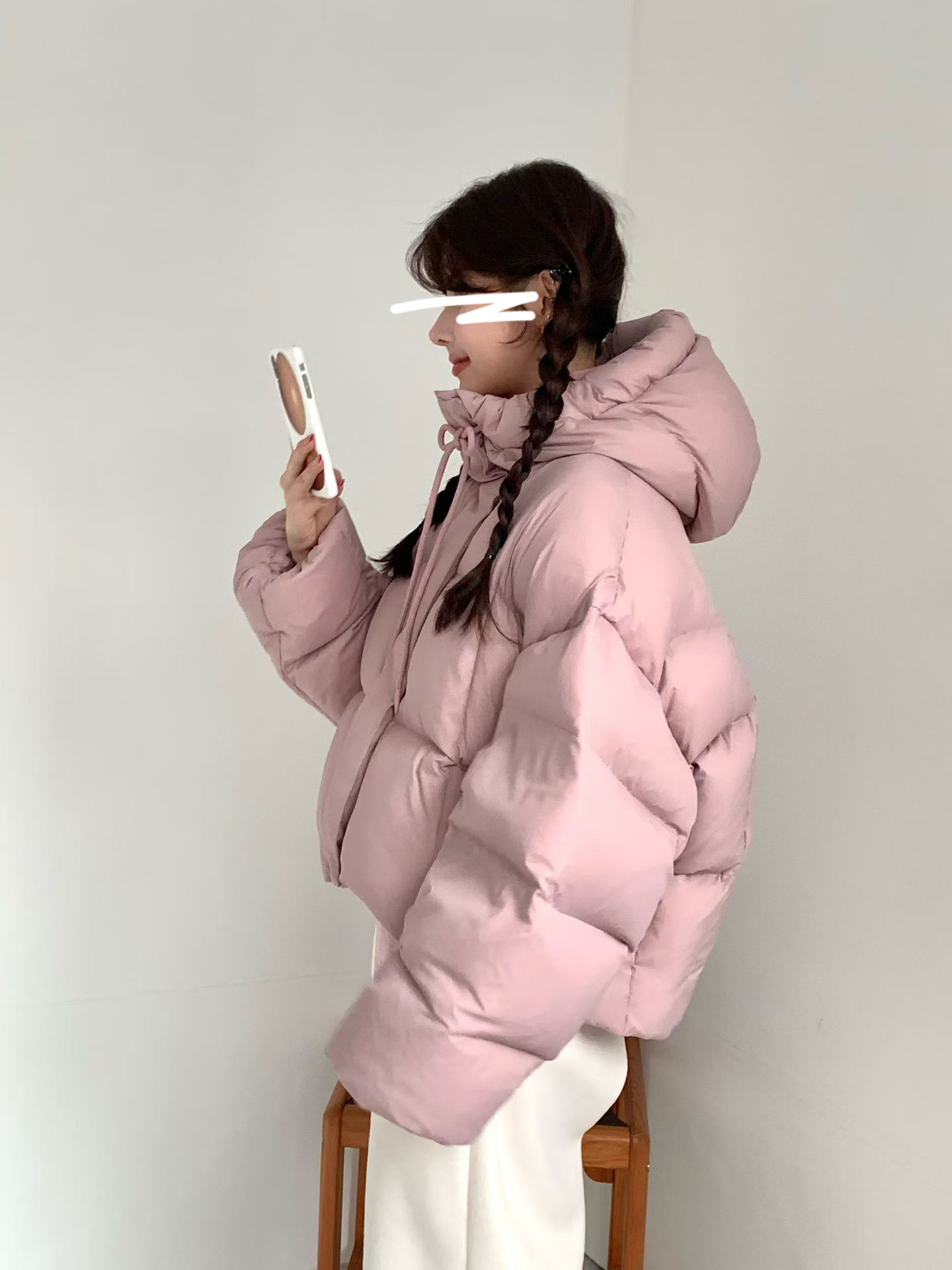 B07.甜美防寒賞雪100%鵝絨外套